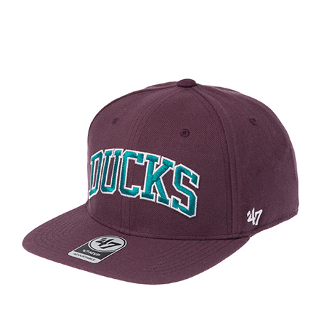 Бейсболка 47 BRAND арт. H-KNGSW25WBP-PJ Anaheim Ducks NHL (сливовый)