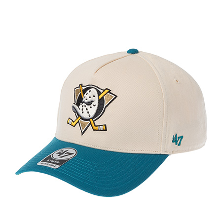 Бейсболка 47 BRAND арт. H-MDTTC25GWP-NTSC Anaheim Ducks NHL (кремовый / синий)