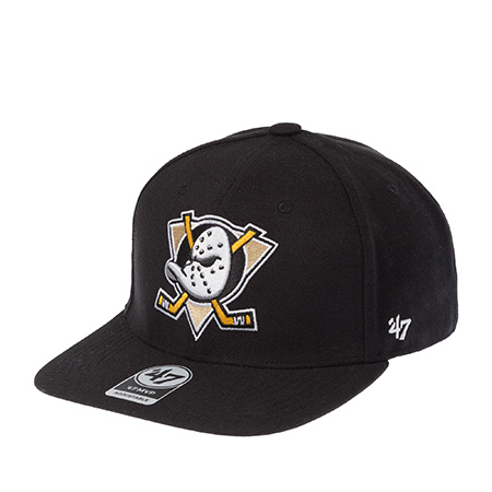 Бейсболка 47 BRAND арт. H-SRS25WBP-BKM Anaheim Ducks NHL (черный)