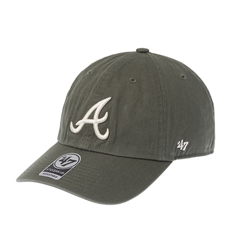 Бейсболка 47 BRAND арт. B-RGW01GWS-MSA Atlanta Braves MLB (оливковый)