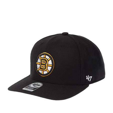 Бейсболка 47 BRAND арт. H-NSHOT01WBP-BK Boston Bruins NHL (черный)