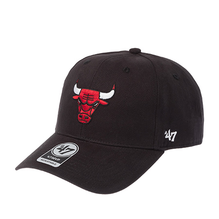 Бейсболка 47 BRAND арт. K-AC03CTP-BK Chicago Bulls NBA (черный)