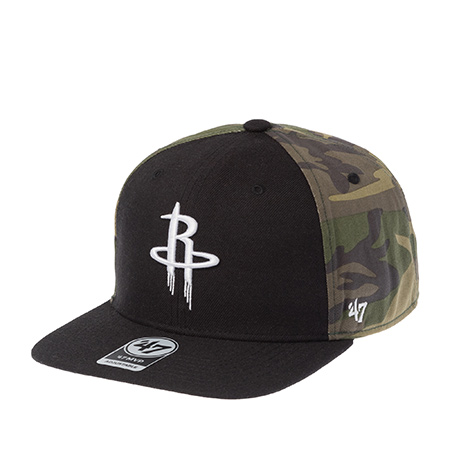 Бейсболка 47 BRAND арт. K-BRMBL09GWP-CM Houston Rockets NBA (черный)