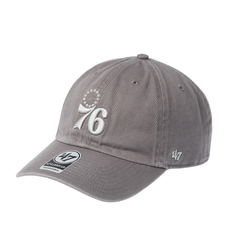 Бейсболка 47 BRAND арт. K-BLPRK16GWS-DY Philadelphia 76Ers NBA (серый)