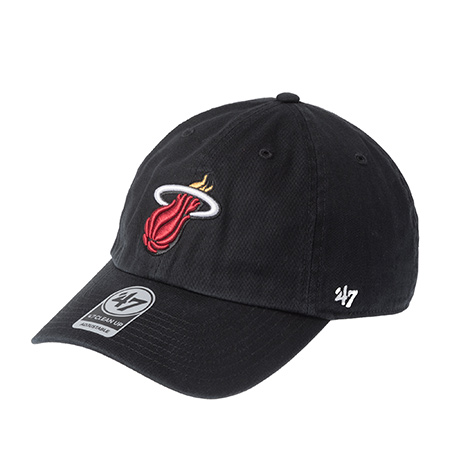 Бейсболка 47 BRAND арт. K-RGW27GWS-BKB Miami Heat NBA (черный)
