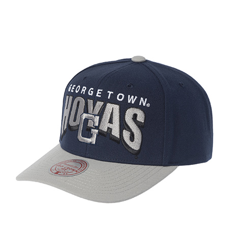 Бейсболка MITCHELL NESS арт. HHSS6640-GTWYYPPPNAVY Georgetown University NCAA (темно-синий / серый)