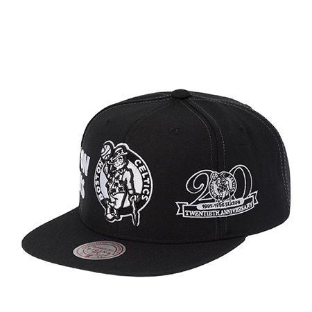 Бейсболка MITCHELL NESS арт. HS12818-BCEBLCK Boston Celtics NBA (черный)