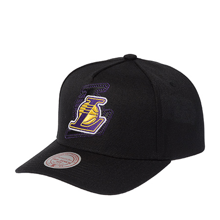 Бейсболка MITCHELL NESS арт. HP12813-LALBLCK Los Angeles Lakers NBA (черный)
