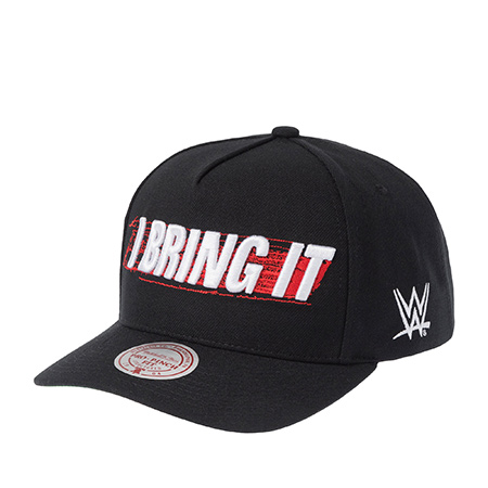 Бейсболка MITCHELL NESS арт. HP13230-TTTBLCK Bring it WWE (черный)