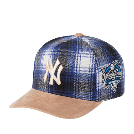 Бейсболка MITCHELL NESS арт. HP16221-NYYNAVY New York Yankees MLB (синий / бежевый)