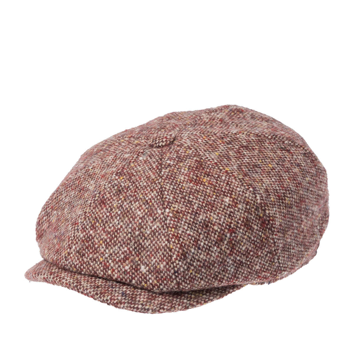 Кепка STETSON арт. 6840601 HATTERAS DONEGAL WV (бордовый / бежевый)