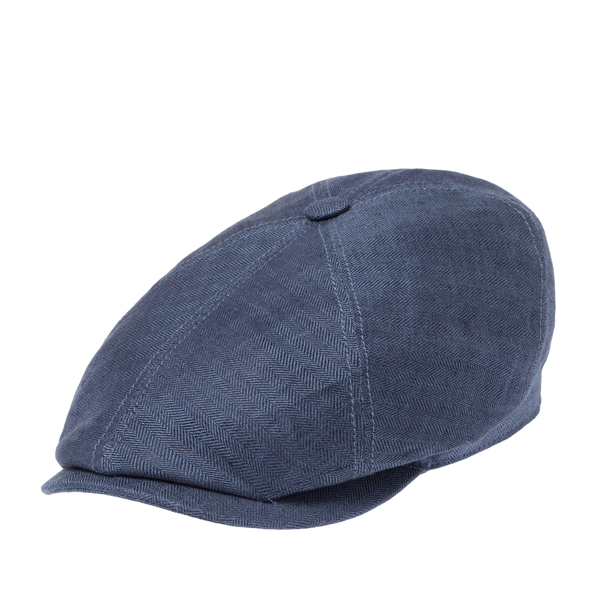 Кепка STETSON арт. 6643501 6-PANEL CAP LINEN (синий / голубой)