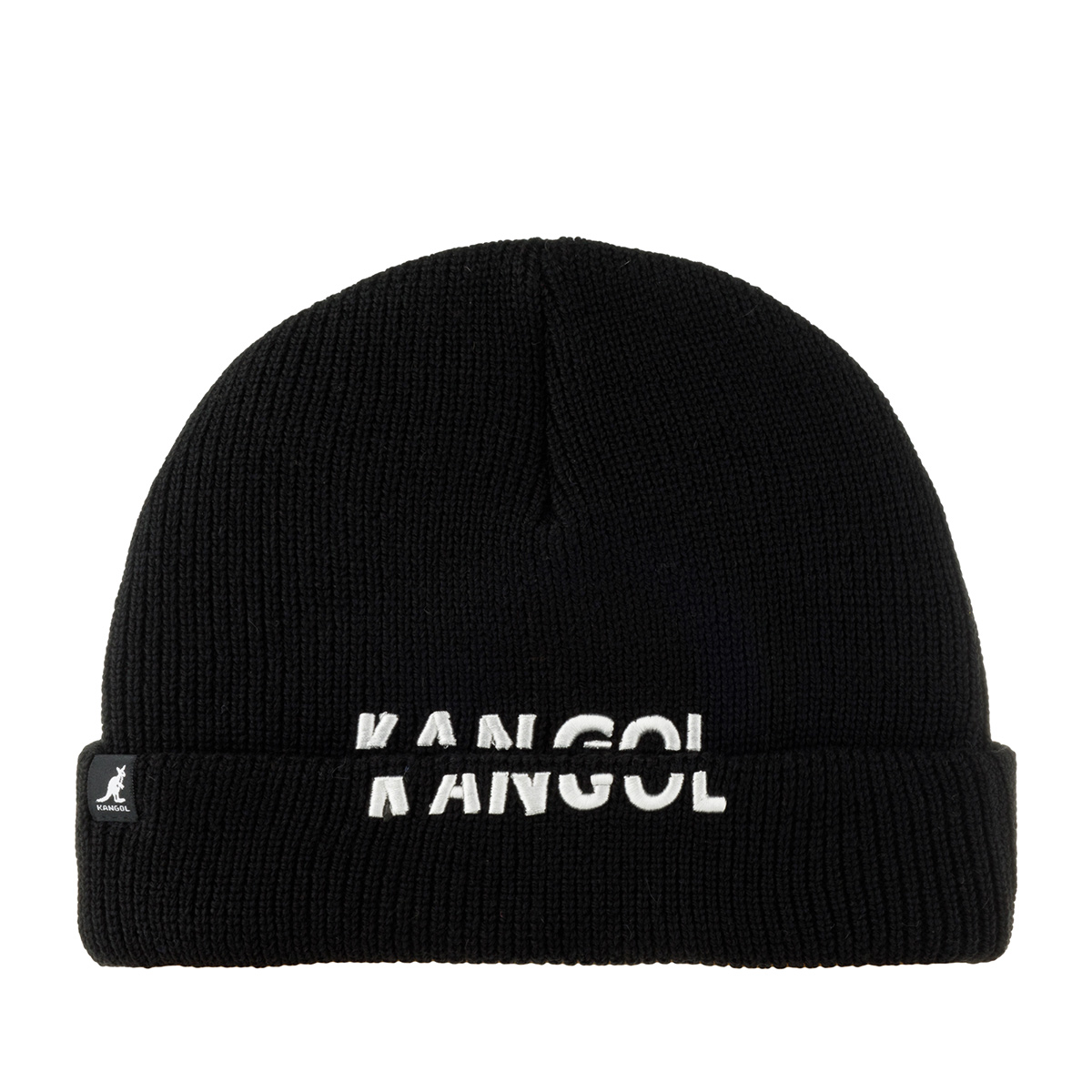 Шапка с козырьком KANGOL K3526 Sliced peak beanie (черный) купить