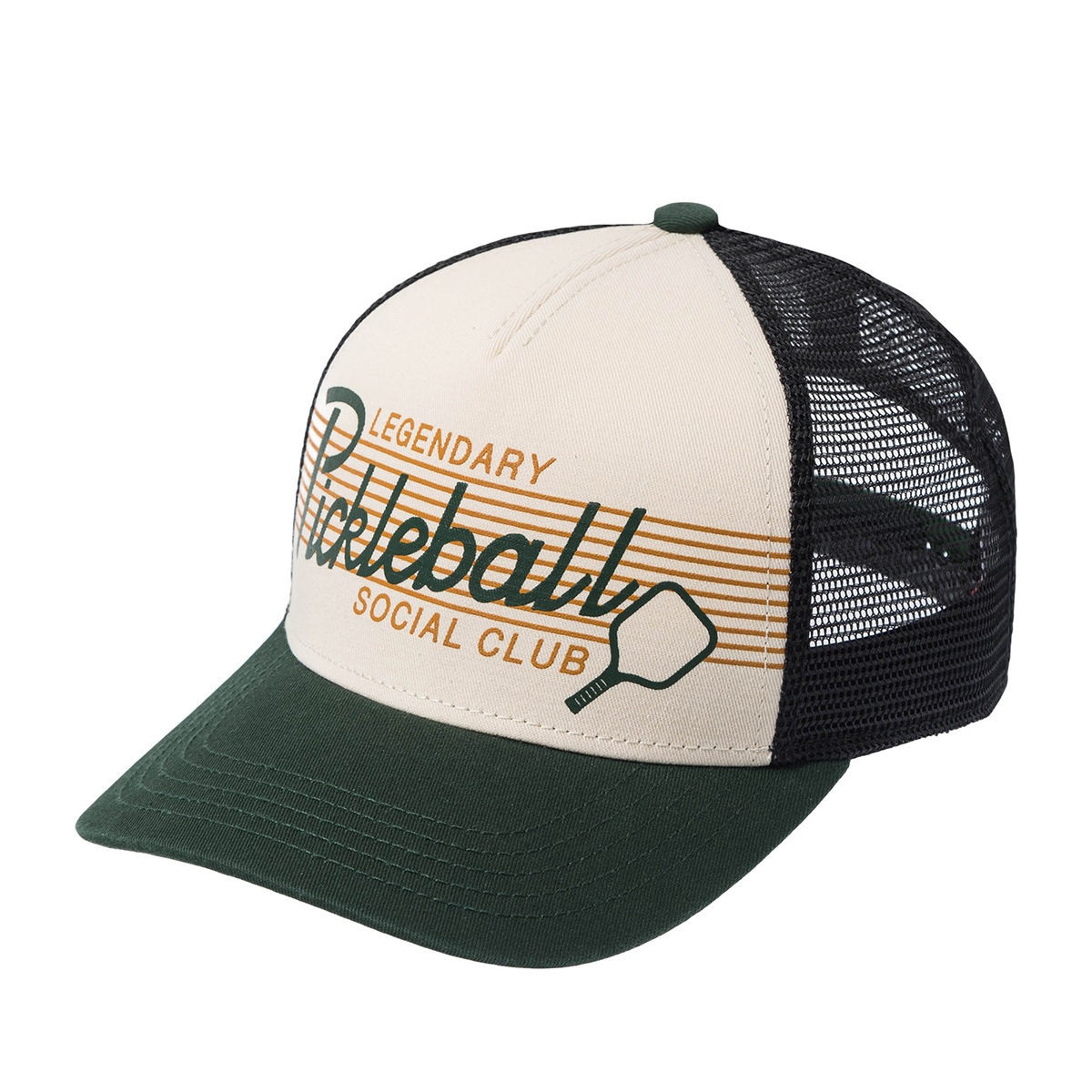Бейсболка AMERICAN NEEDLE арт. 21001A-PBALL Pickle Ball Sinclair  (зеленый / белый)