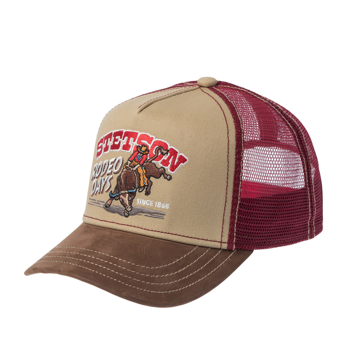 Бейсболка STETSON арт. 7741107K TRUCKER CAP RODEO DAYS (бежевый / светло-коричневый)