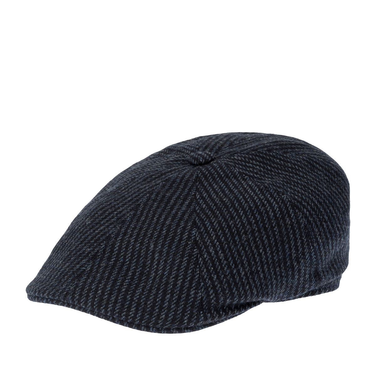Кепка STETSON арт. 6830701 8-PANEL CAP WOOLEN STRIPE (темно-синий)