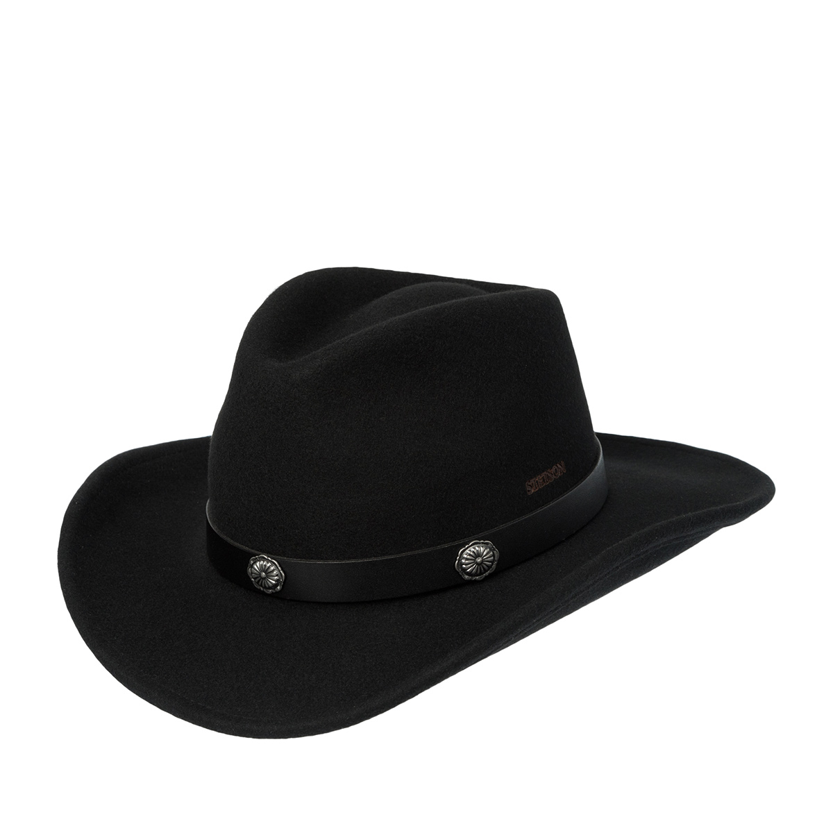 Шляпа STETSON арт. 3598126 WESTERN WOOLFELT (черный)