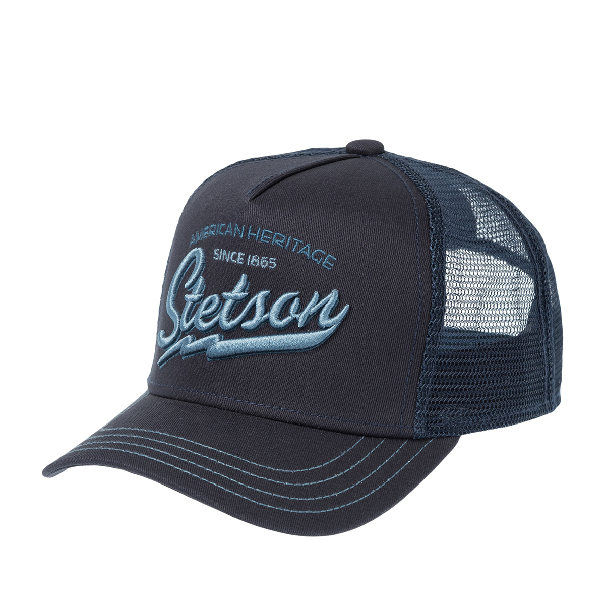 Бейсболка STETSON арт. 7751171K TRUCKER CAP AMERICAN HERITAGE CLASSIC (темно-синий)