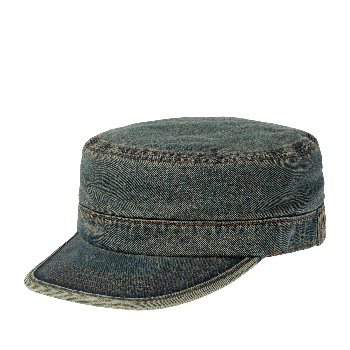 Кепка STETSON арт. 7491802 ARMY CAP DENIM (синий / бежевый)