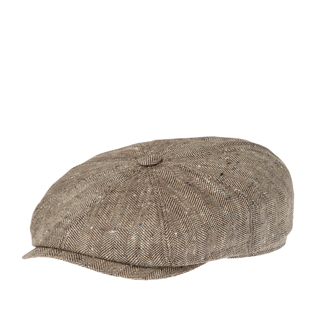 Кепка STETSON арт. 6842507 HATTERAS SILK/LINEN HERRINGBONE (светло-коричневый)