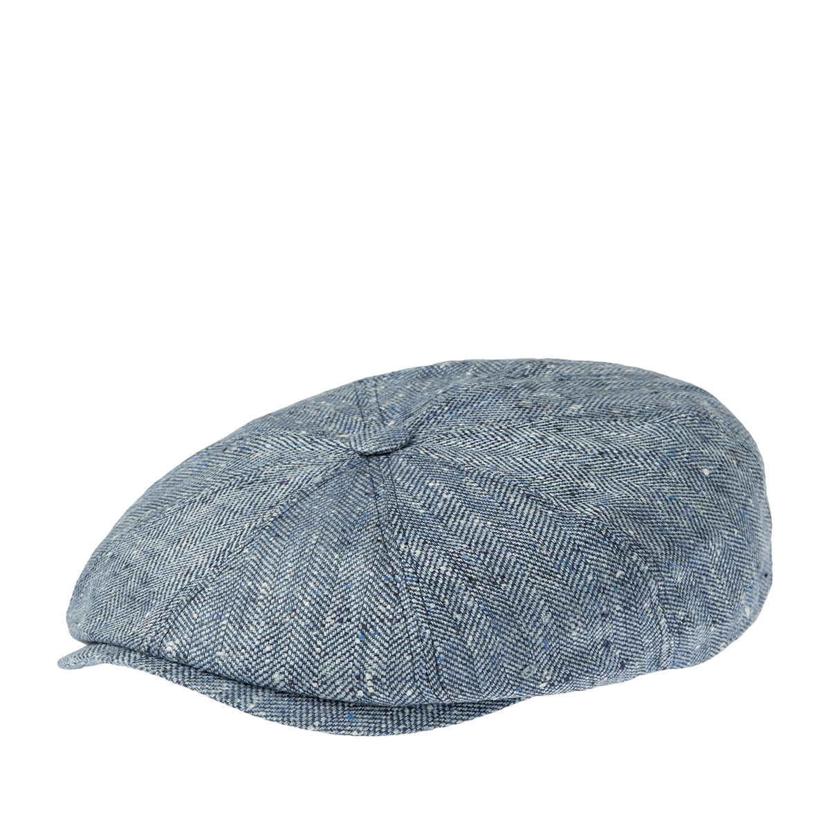 Кепка STETSON арт. 6842507 HATTERAS SILK/LINEN HERRINGBONE (светло-синий)