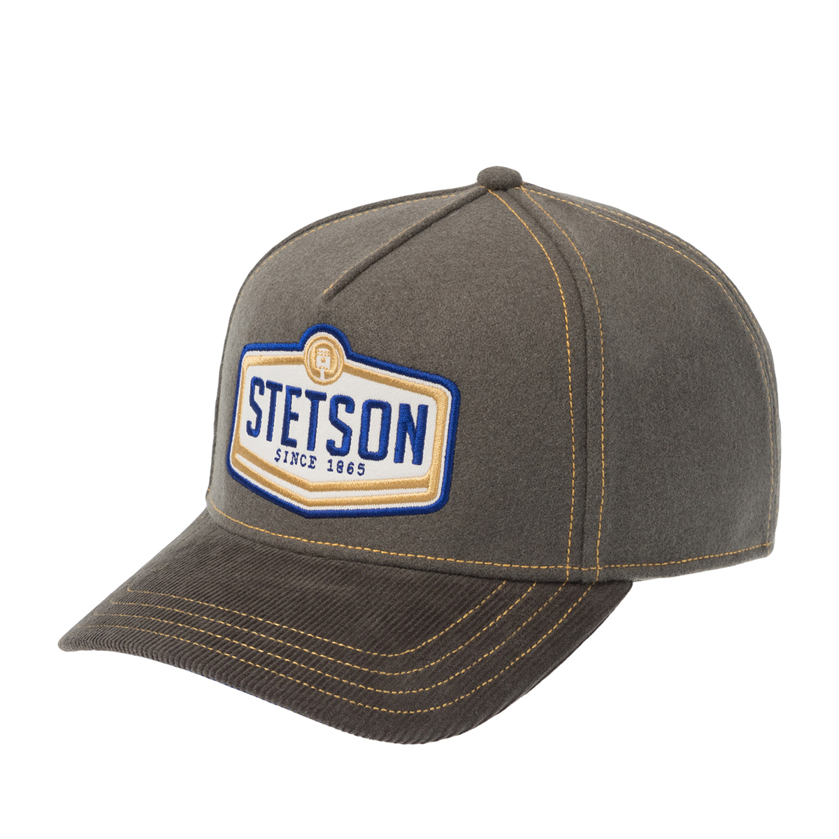 Бейсболка STETSON арт. 7741144 TRUCKER CAP WOOL PISTON (55)