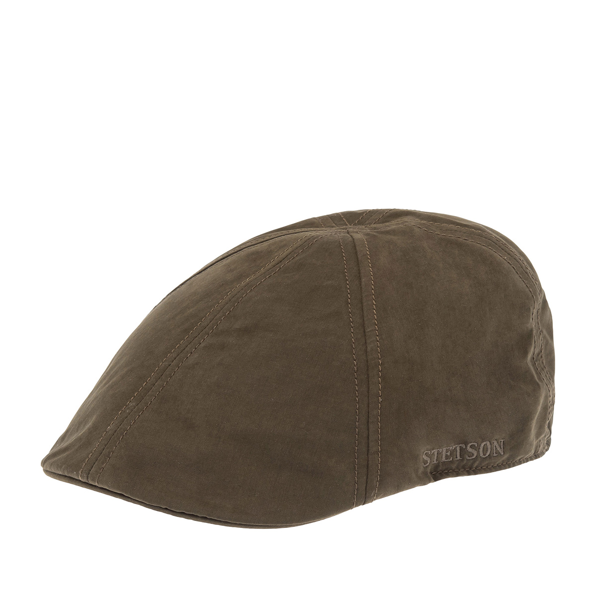 Кепка STETSON арт. 6691103 DUCK CAP WAXED COTTON WR (оливковый)