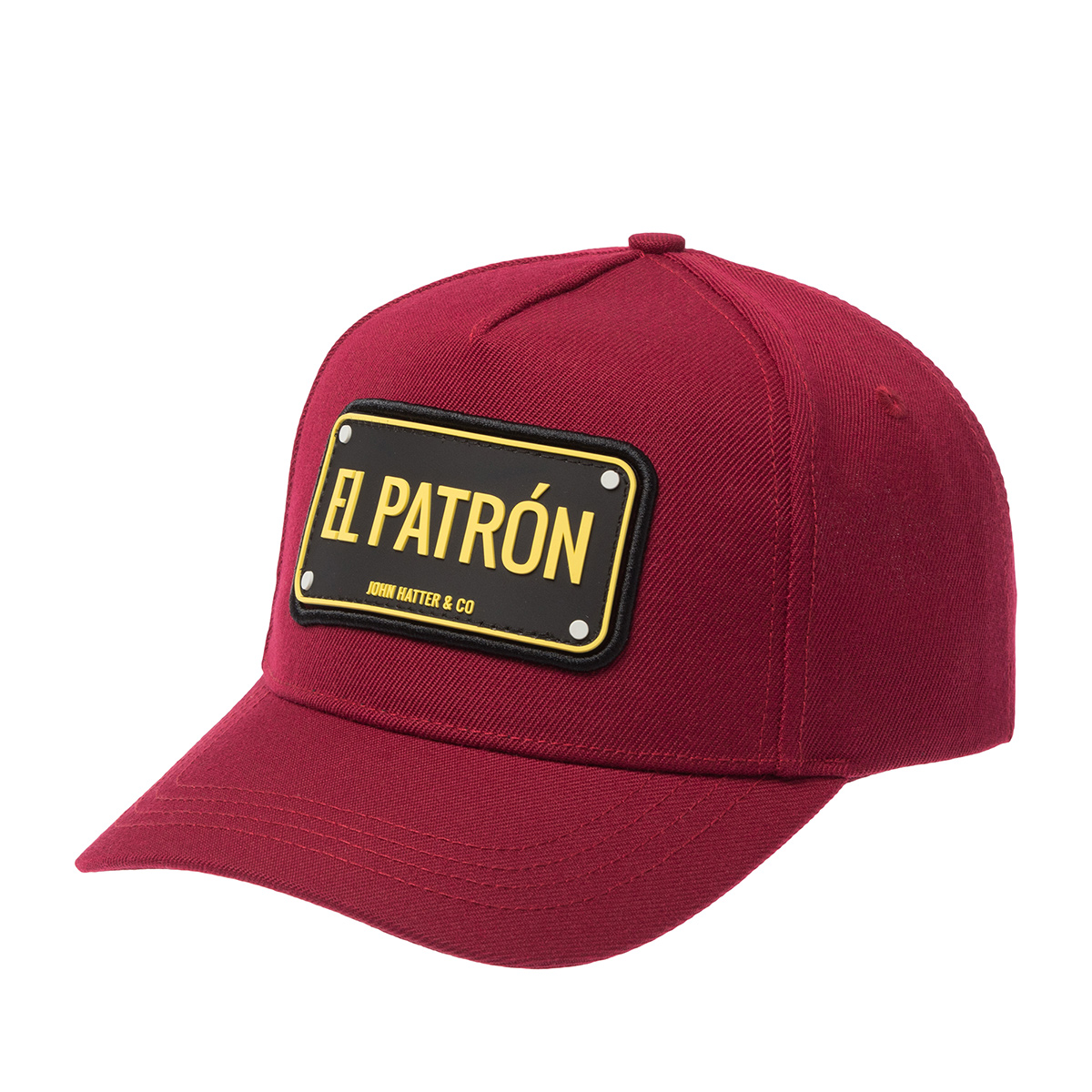 Бейсболка JOHN HATTER арт. R5-1131-U00 El Patron (малиновый)