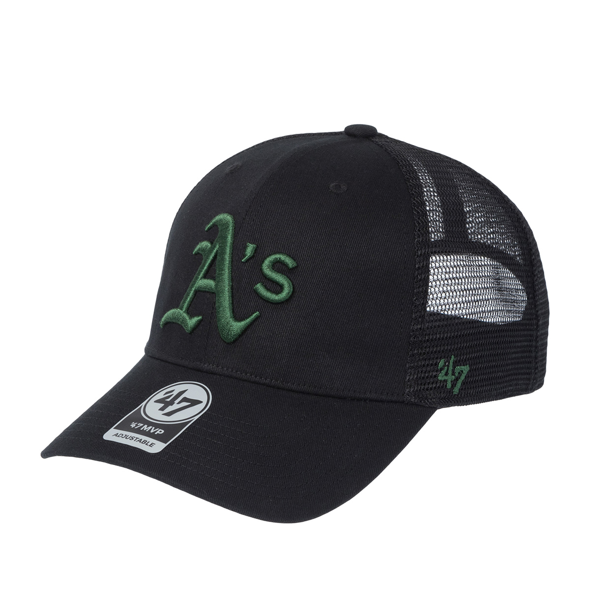 Бейсболка 47 BRAND арт. B-BRANS18CTP-BKDG Oakland Athletics MLB (черный)