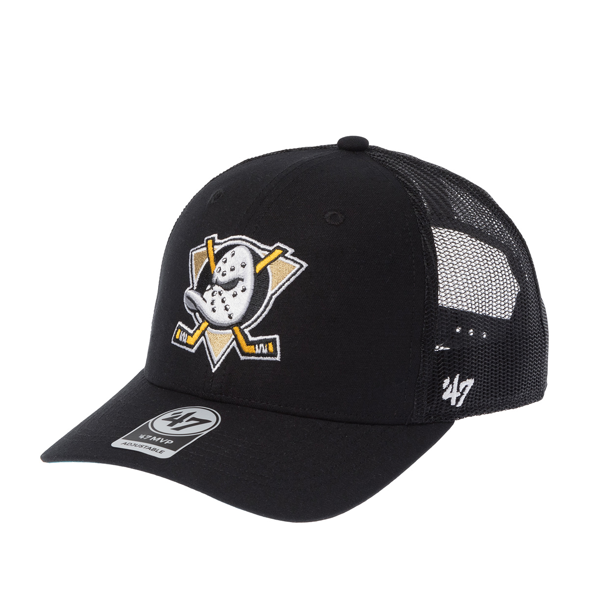 Бейсболка 47 BRAND арт. H-TRUKR25CTP-BK Anaheim Ducks NHL (черный)