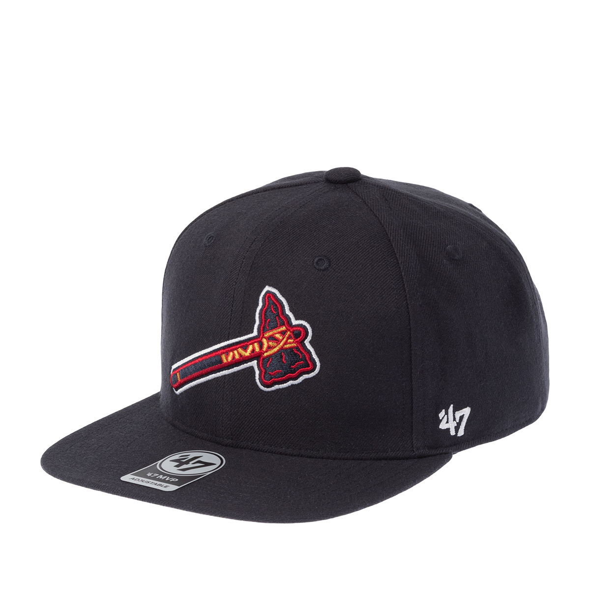 Бейсболка 47 BRAND арт. B-SRS01WBP-NYR Atlanta Braves MLB (темно-синий)