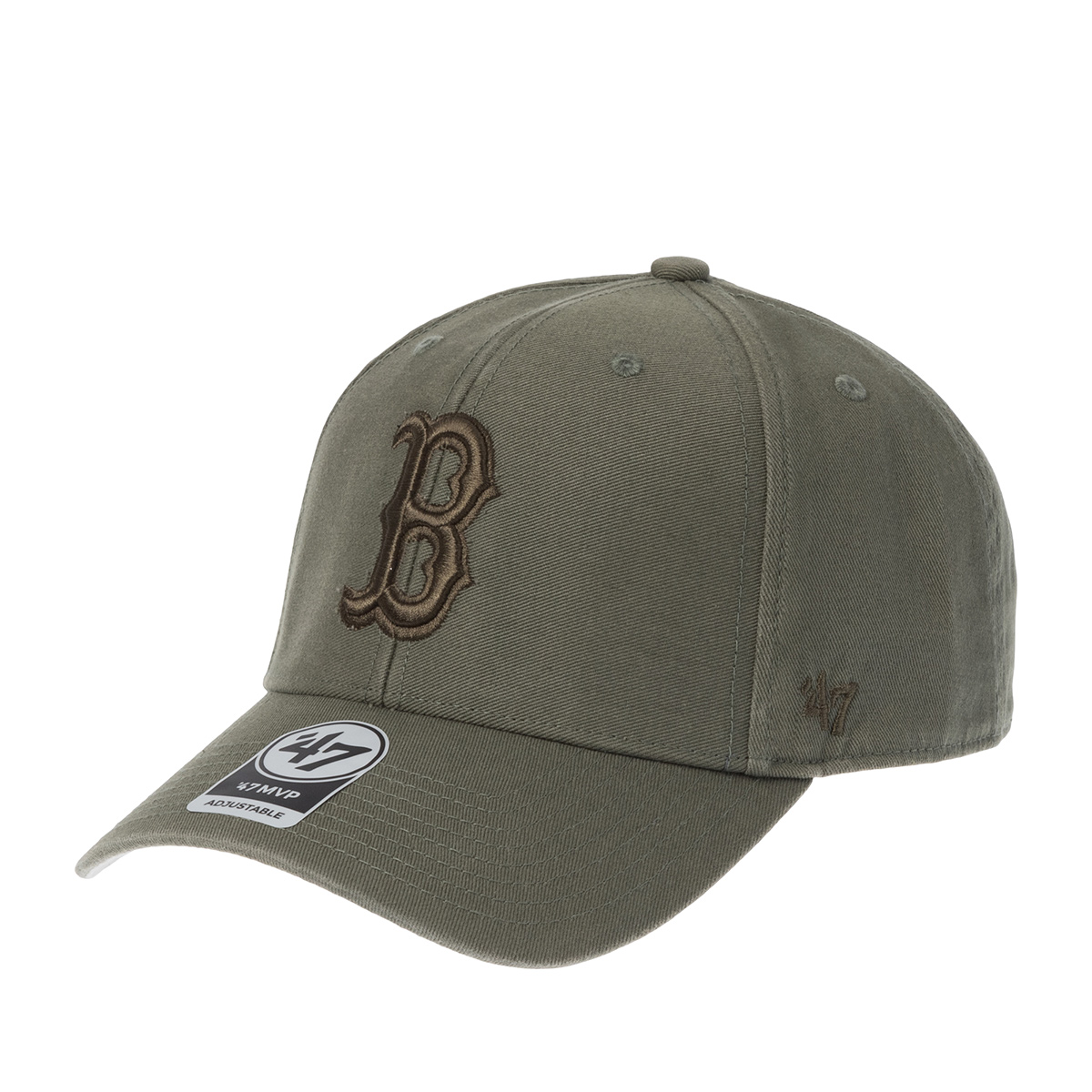 Бейсболка 47 BRAND арт. B-GWMVP02GWS-SWO Boston Red Sox MLB (оливковый)