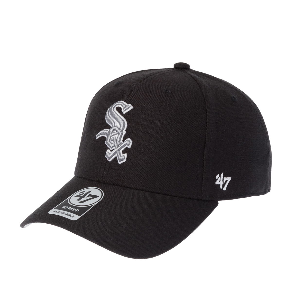 Бейсболка 47 BRAND арт. BCWS-SUMVP06WBP-BKB Chicago White Sox MLB (черный)
