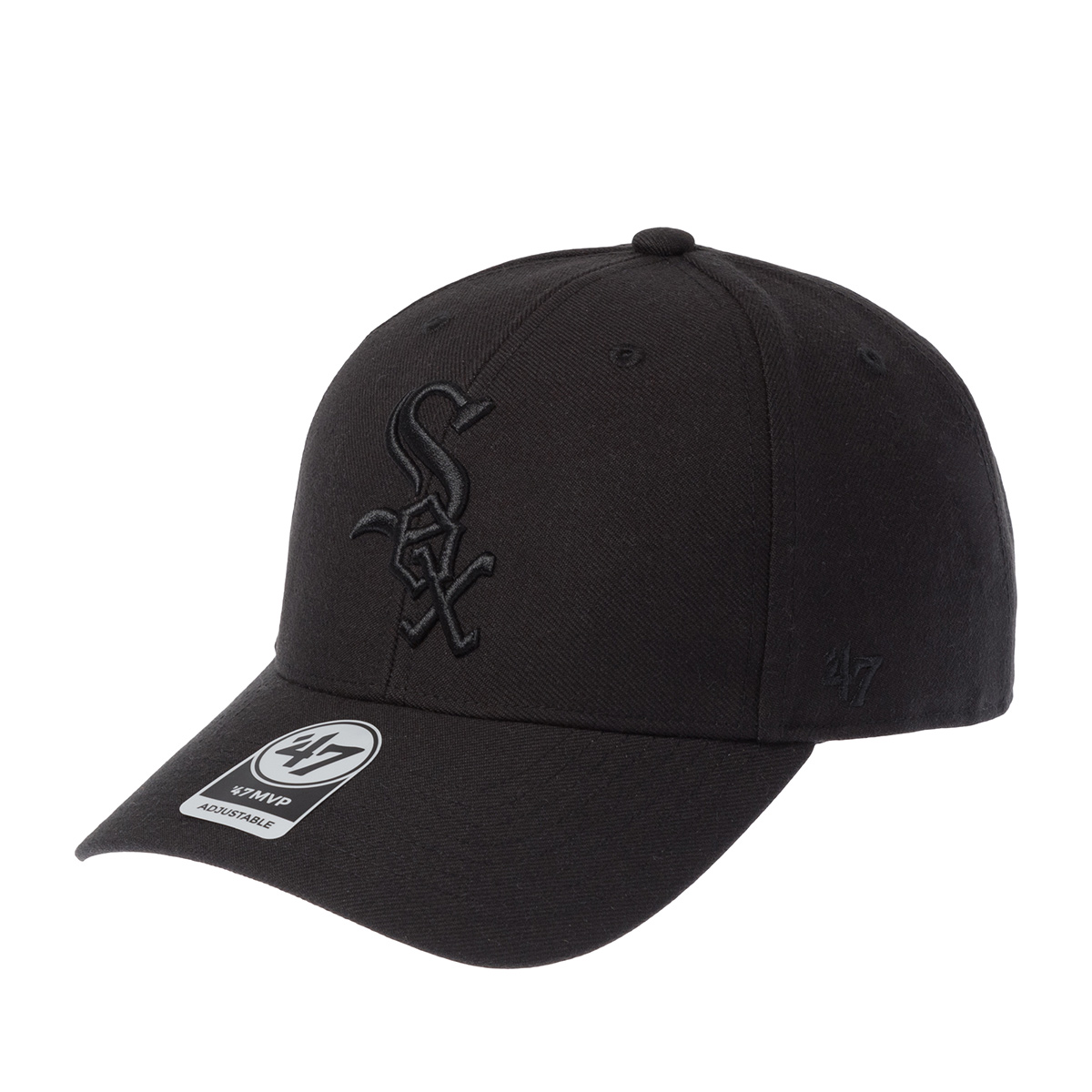 Бейсболка 47 BRAND арт. B-MVP06WBP-BKB Chicago White Sox MLB (черный)