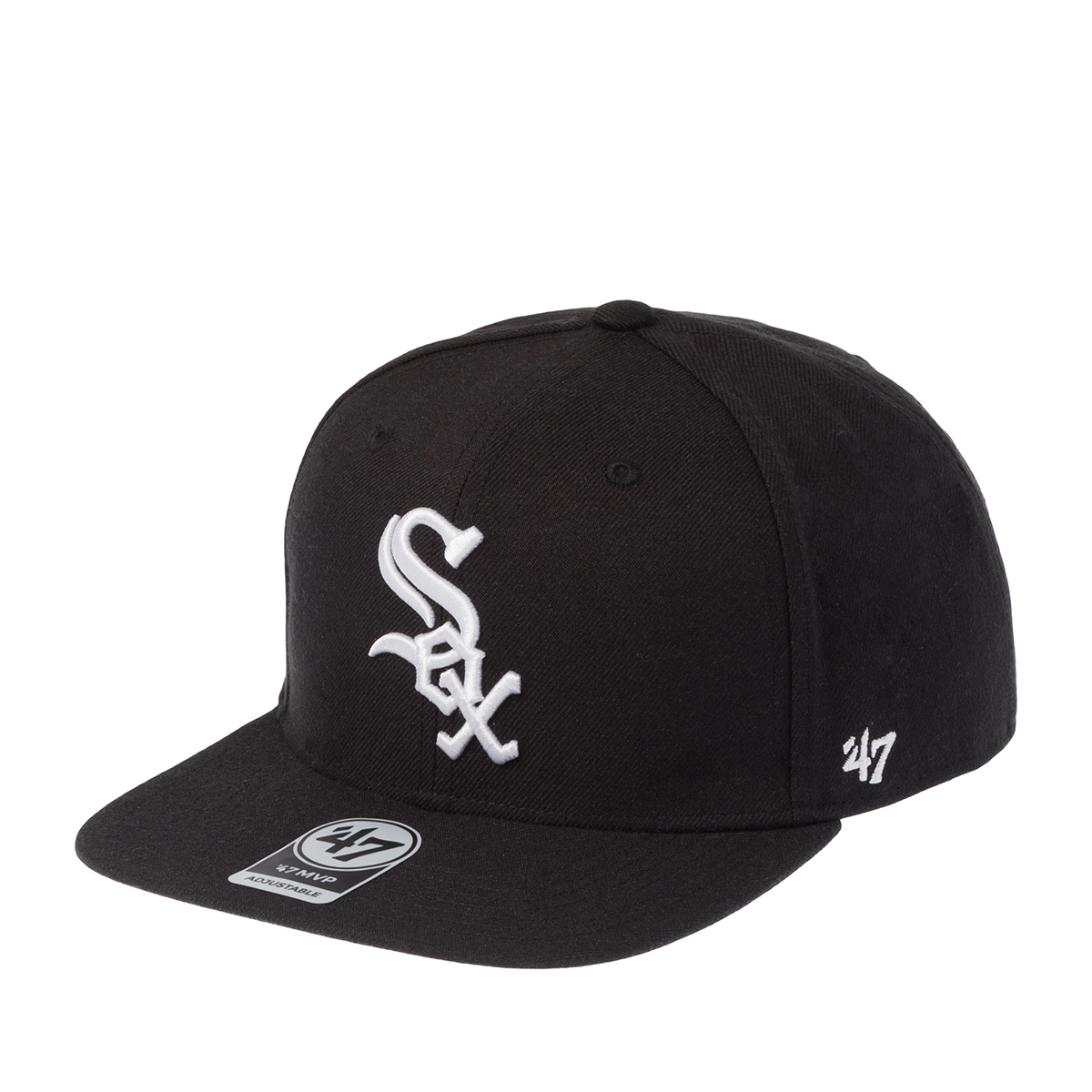 Бейсболка 47 BRAND арт. B-SRS06WBP-BKA Chicago White Sox MLB (черный)