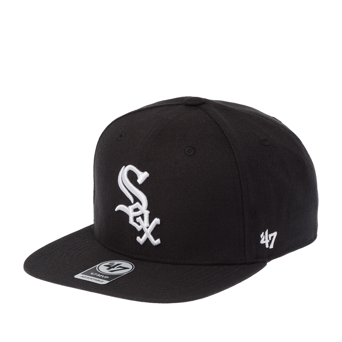 Бейсболка 47 BRAND арт. B-SRS06WBP-BKD Chicago White Sox MLB (черный)