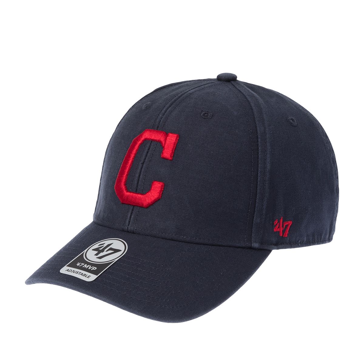 Бейсболка 47 BRAND арт. B-GWMVP08GWS-NY Cleveland Indians MLB (темно-синий)