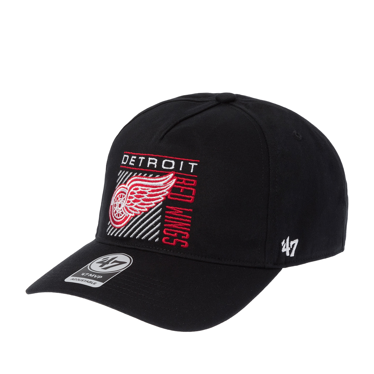 Бейсболка 47 BRAND арт. H-RFLEX05GWP-BK Detroit Red Wings NHL (черный)