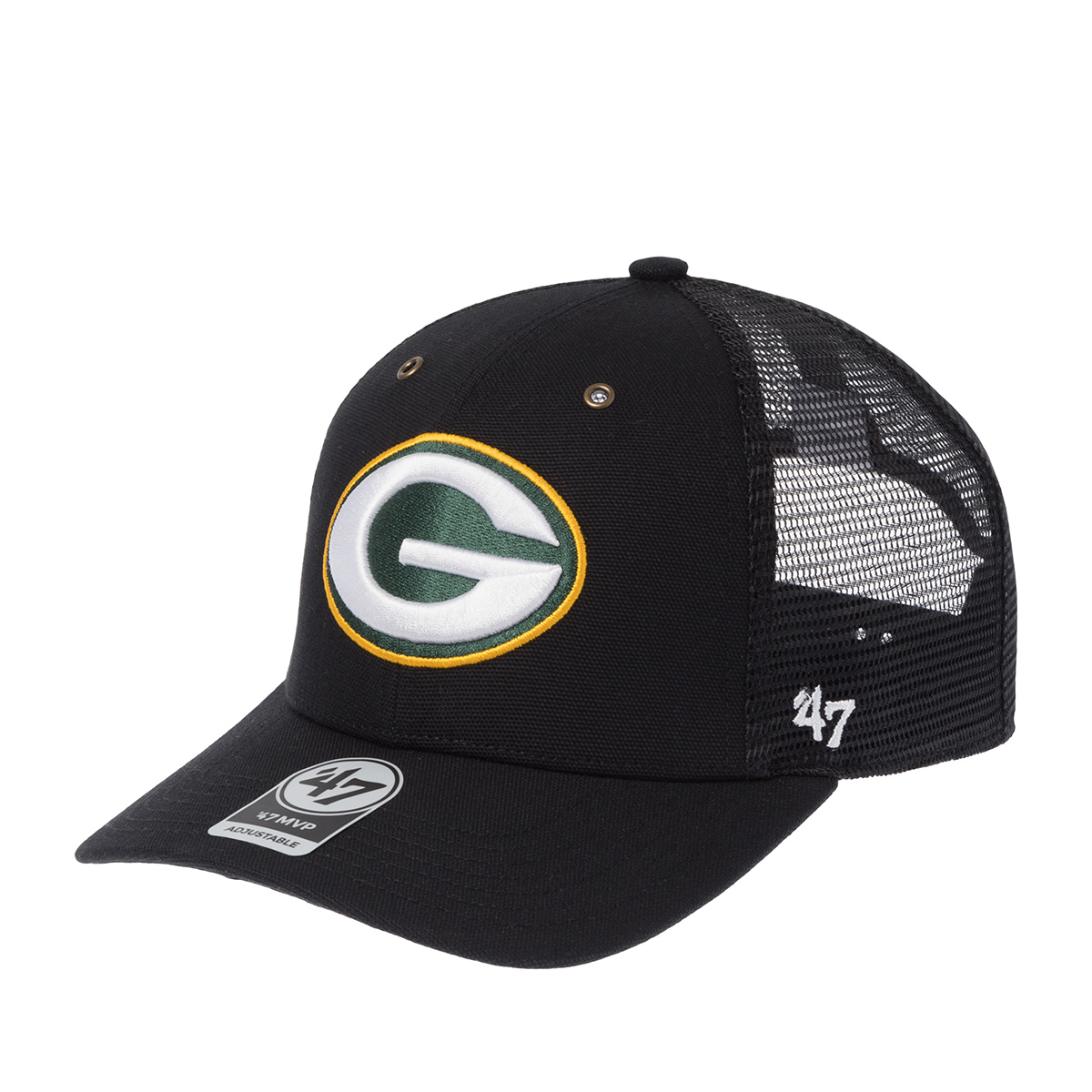 Бейсболка 47 BRAND арт. FX-CRHTF120UP-BK Green Bay Packers NFL (черный)
