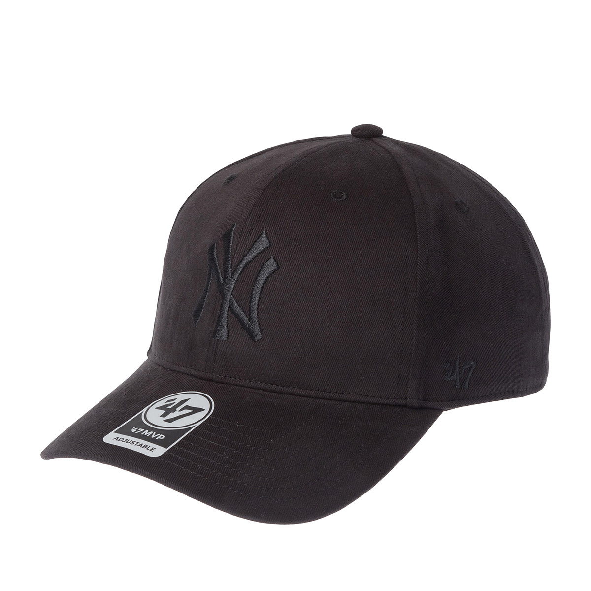 Бейсболка 47 BRAND арт. B-AC17CTP-BKB New York Yankees MLB (черный / черный)