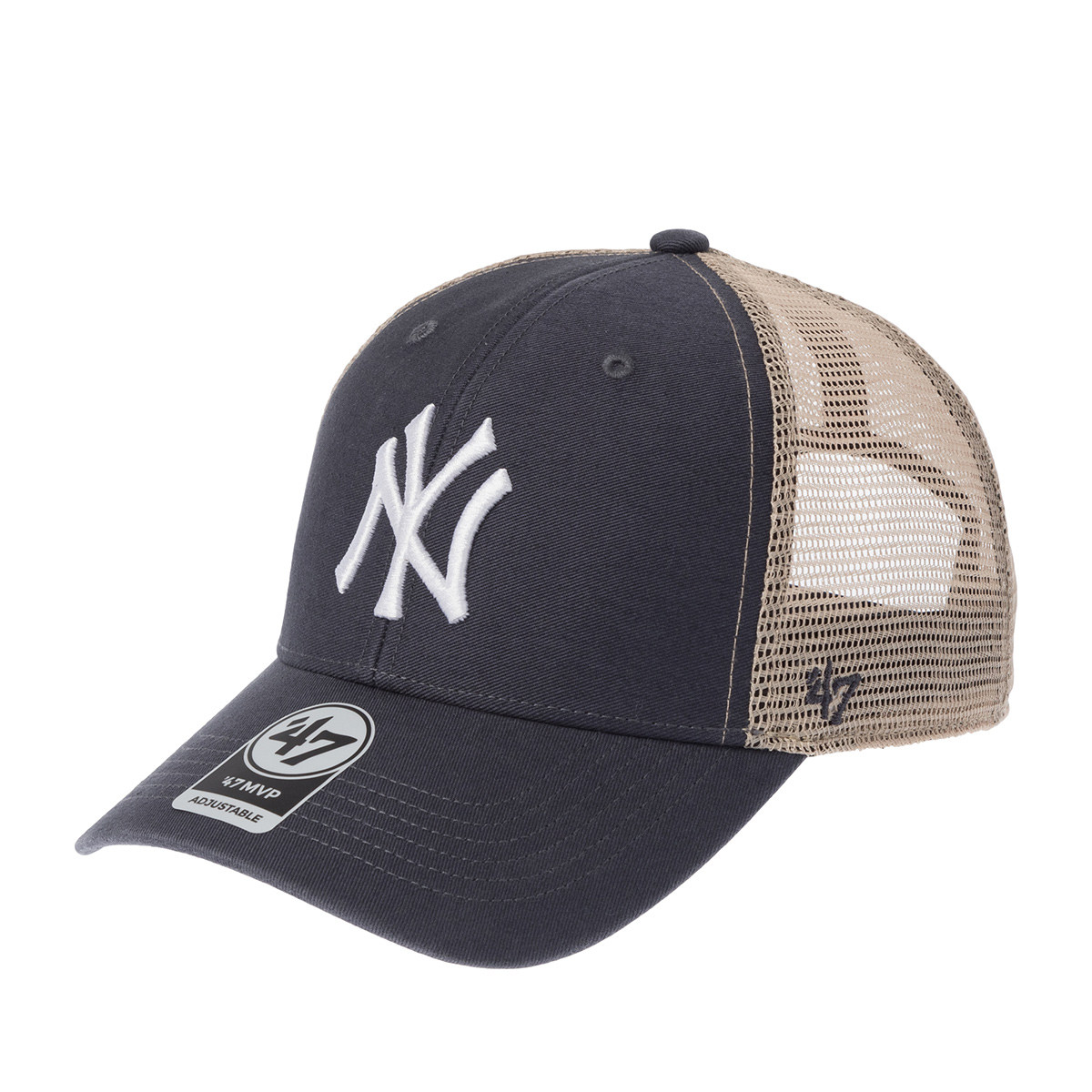 Бейсболка 47 BRAND арт. B-FLGSW17GWP-VNA New York Yankees MLB (синий / серый)