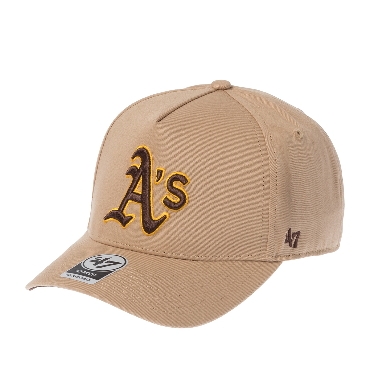 Бейсболка 47 BRAND арт. B-SSHMD18GWP-KHY Oakland Athletics MLB (бежевый)