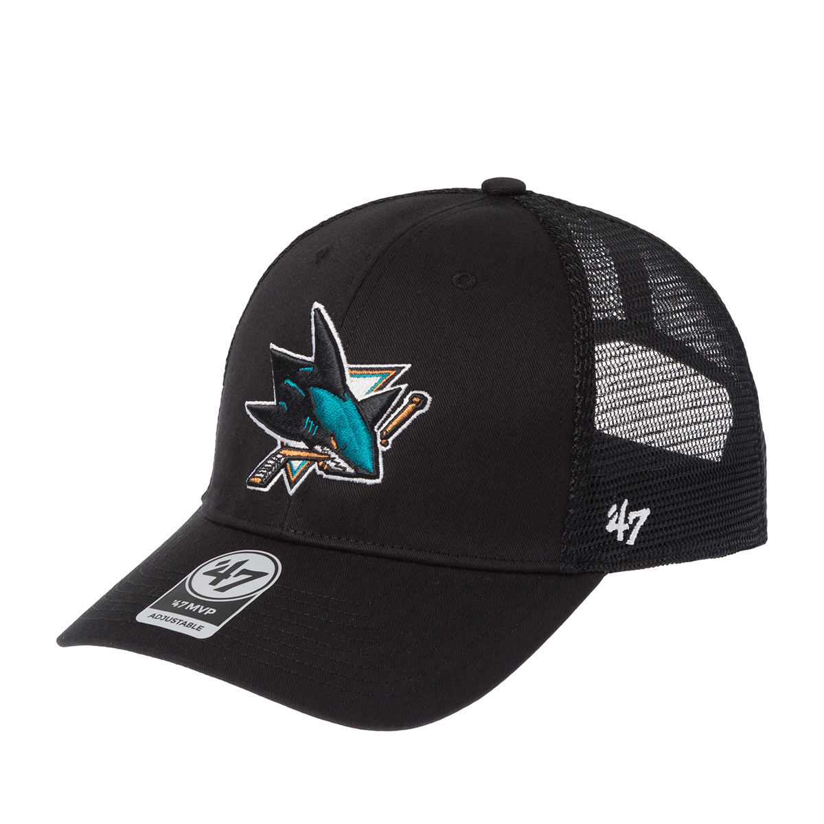 Бейсболка 47 BRAND арт. H-BRANS22CTP-BK San Jose Sharks NHL (черный)