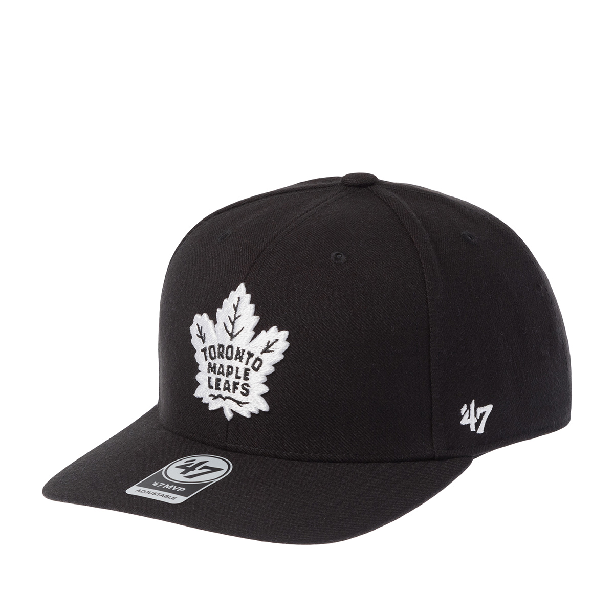 Бейсболка 47 BRAND арт. H-NSHOT18WBP-BKW Toronto Maple Leafs NHL (черный)