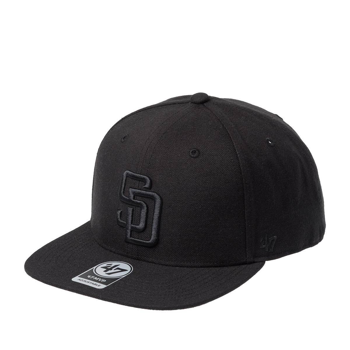 Бейсболка 47 BRAND арт. B-NSHOT21WBP-BKBK San Diego Padres MLB (черный)