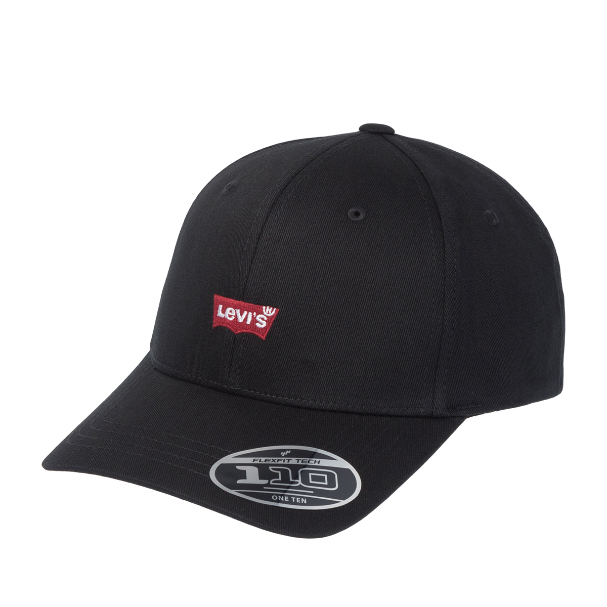 Бейсболка LEVIS арт. D7723-0002 Housemark Flexfit Cap (regular black)