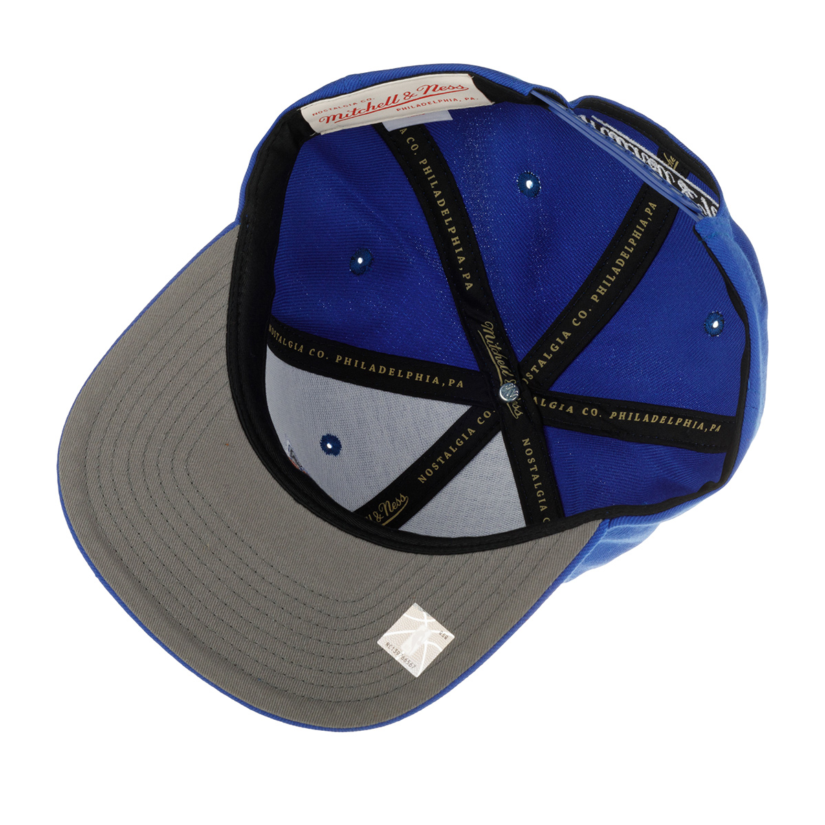ニックス、マーベル Бейсболка с прямым козырьком MITCHELL NESS HHSS3256-NYKYYPPPBLUE