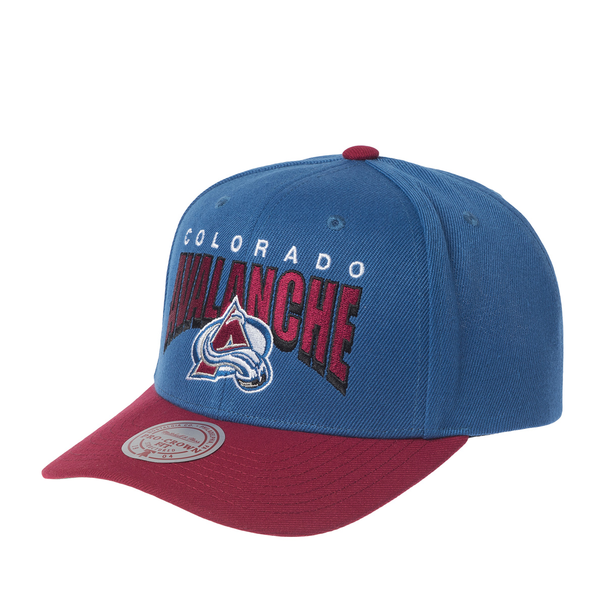 Бейсболка MITCHELL NESS арт. HHSS6642-CAVYYPPPBLUE Colorado Avalanche NHL (синий / красный)
