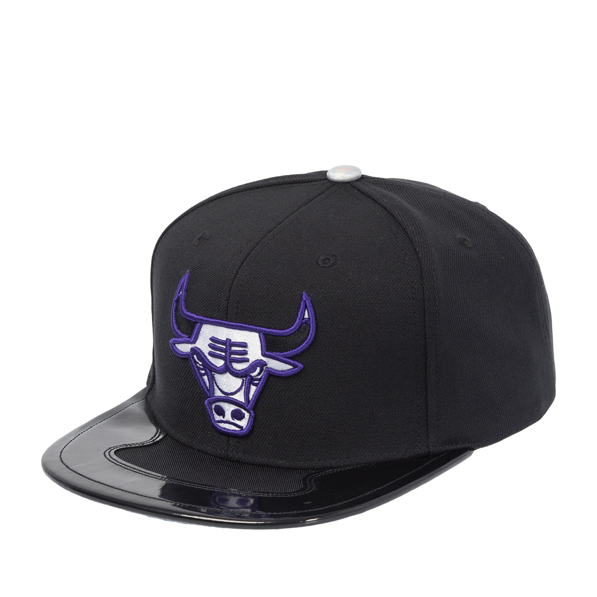 Бейсболка MITCHELL NESS арт. HS8033-CBUBKWH Chicago Bulls NBA (черный)