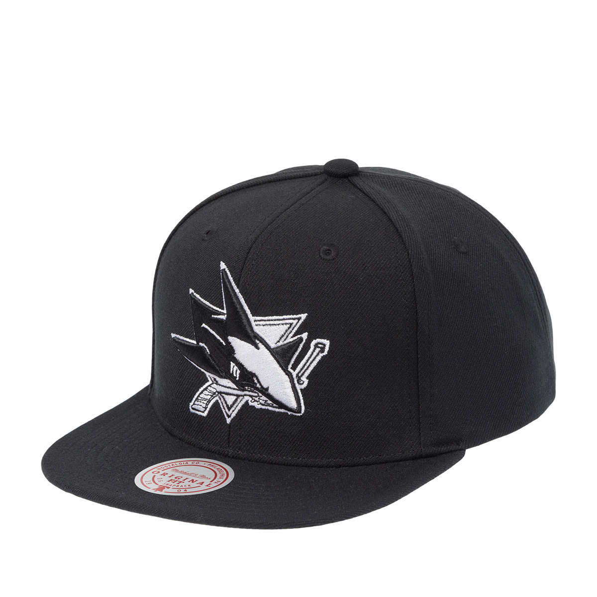Бейсболка MITCHELL NESS арт. HS8546-SJSBLCK San Jose Sharks NHL (черный)